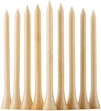 Golf Tees Durable Bamboo Tees 100Pcs 100Pcs 3-1/4" Friendly Biodegradable by Unknown
