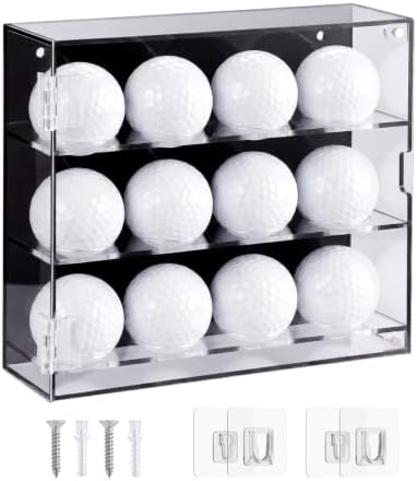 Golf Ball Display Case with Door by OCTOXEQA