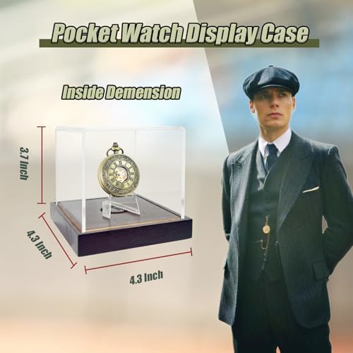 Acrylic Pocket Watch Display Case - Image 3