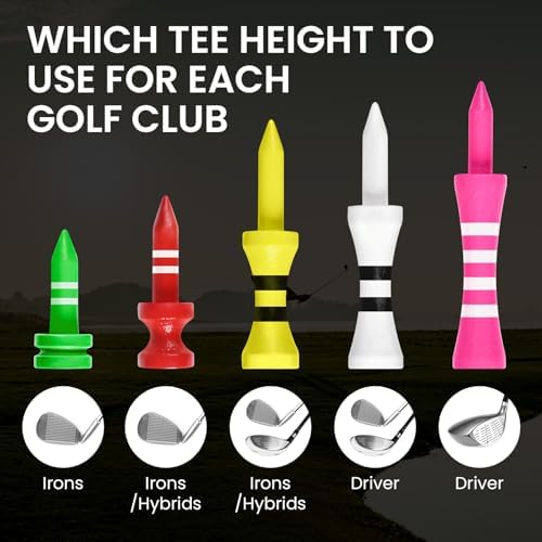 Castle Golf Tees Wood Colorful 50/100 Pack - Image 4