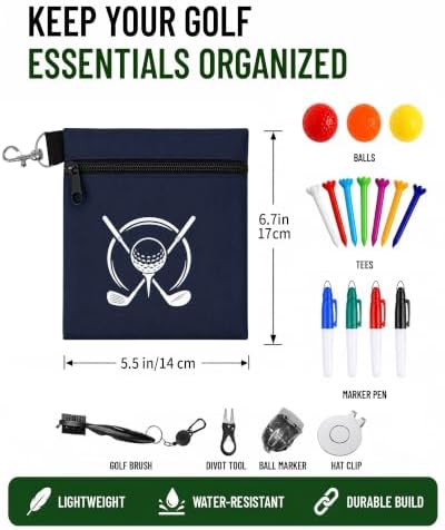 Golf Tee Bag, Golf Tee Pouch - Image 3