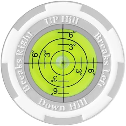 Golf Ball Marker with Bubble Level by Quany+Life