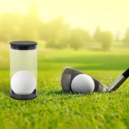 4 Pack Clear Tube Golf Ball Storage Case, 2 Sizes Golf Barrel Clear Tubes - Image 2