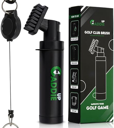 Golf Club Cleaner Brush with Water Spray by Unknown