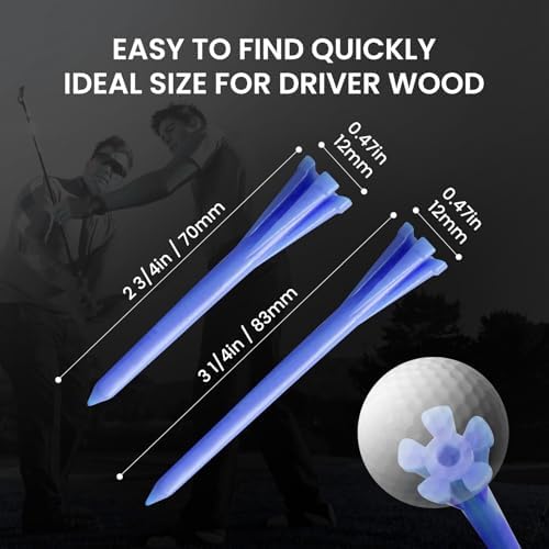 FINGER TEN Golf Tees Plastic Unbreakable - Image 3