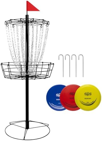 TARUMG 24-Chains Disc Golf Basket by TARUMG