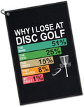 Why I Lose At Disc Golf Towel by Unknown
