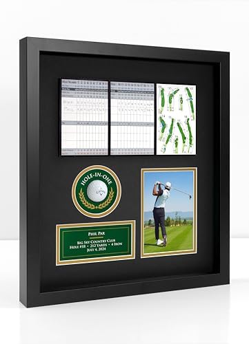 Hole-in-One Golf Display Case Frame - Image 2