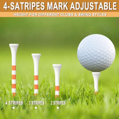 Wooden Golf Tees, 2-3/4" 3-1/4" Long Tees Golf 100 Count - Image 5