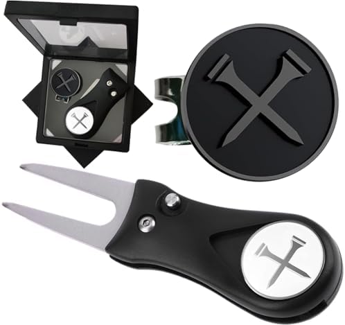 Adhere Golf Ball Markers with Strong Magnetic Hat Clip by Unknown