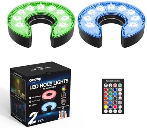 KINGTOP Rechargeable LED Golf Hole Lights by KingtopGolf