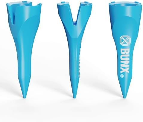 BUNX Short Golf Tees 1.5 Inch, Unbreakable Plastic Tees 3X Stronger Than Wood by BunxGolf