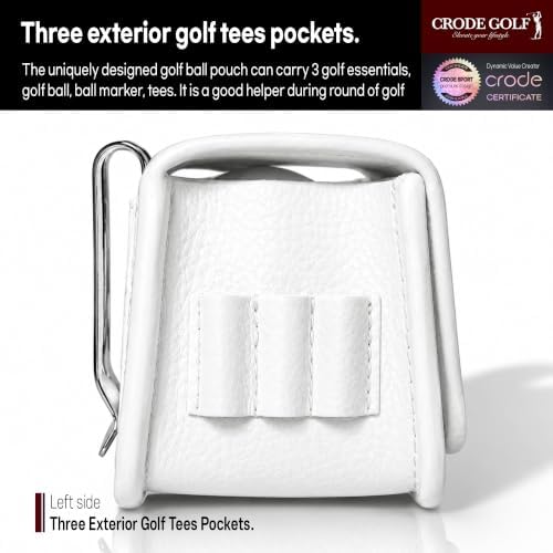 CRODE Golf Ball Bag and Tee Holder - Image 4