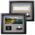 Hole in One Shadowbox and Golf Ball Display Case | Personalized Engraved Plate by EurekaGolfProducts