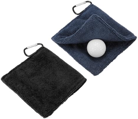 Small Microfiber Golf Towel, Pocket Golf Ball Towel by YELARXI