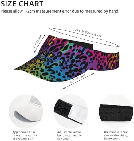 Sports Sun Visor Hats Adjustable Men Women Lightweight Packable Cooling Empty - Image 4