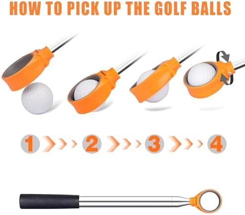 Golf Ball Retriever 9Ft/12Ft/14.5Ft/16.3Ft/20Ft Golf Ball Retriever - Image 2