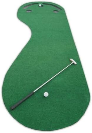PUTT-A-BOUT Par 3 Holes Practice Putting Green Indoor Golf Mat Training Aid - Image 2