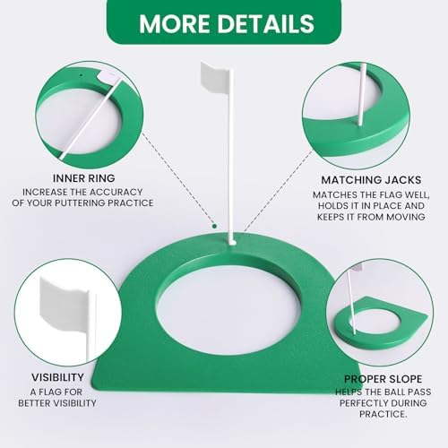 FINGER TEN Golf Putting Cup Training Kit - Image 3