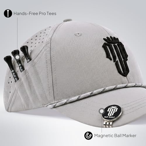 NJF Golf Performance Hats for Men - Image 3
