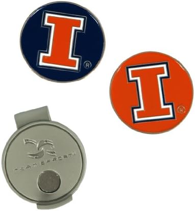 Team Effort Collegiate Hat Clip & 2 Ball Markers by TeamEffort