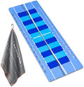 Golf Putting Mat & Golf Stance Training Towel Set, A Golf Putting Practice Aid by Unknown