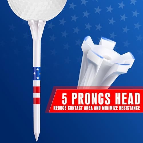 CHAMPKEY 5-Prong Plastic Golf Tees 120 Pack - Image 3