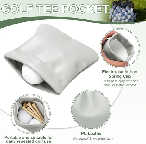 Golf Ball Bag, Nylon Mesh Golf Storage Pouch - Image 4
