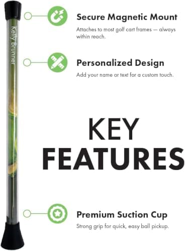 MYCUSTOMGOLFBALL Personalized Scramble Pic Golf Ball Pickup Tool - Image 2