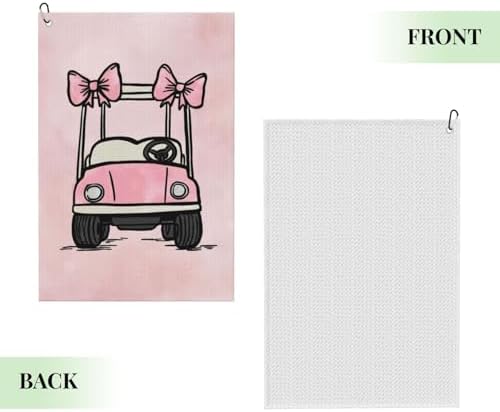 Cute Bow Golf Towel Microfiber - Image 3