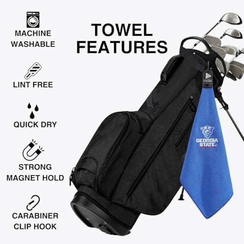 Magnetic Golf Towel Georgia State University - Image 2