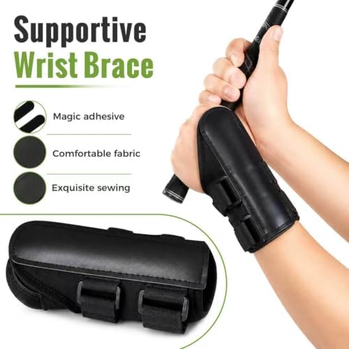 Golf Training Aid Set with Arm Fix Swing Practice Ball & Wrist Support - Image 3