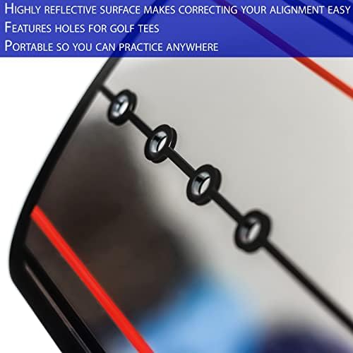 Trademark Innovations Golf Training Aid Golf Practice Putting Mirror Putting - Image 4