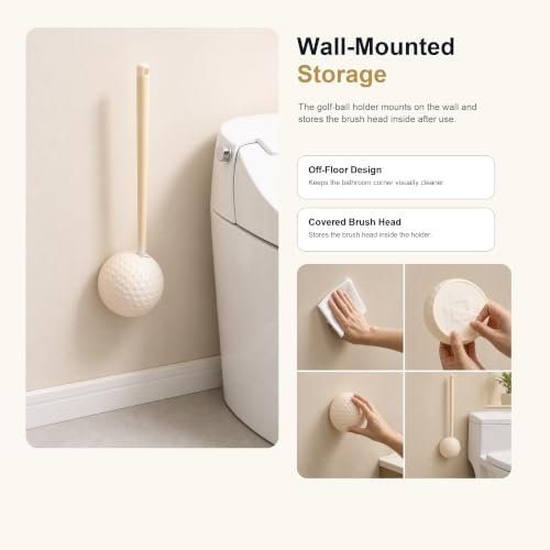 ZICO Golf-Shaped Toilet Brush - Image 2