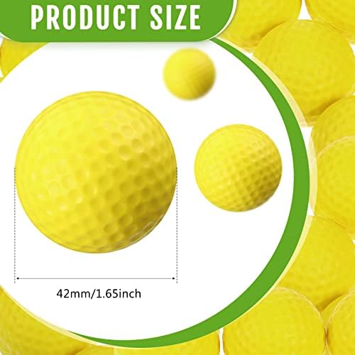 Junkin 24 Pcs Foam Golf Balls Practice Realistic Feel - Image 2