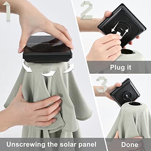 ABCCANOPY Durable Solar Led Patio Umbrellas - Image 10