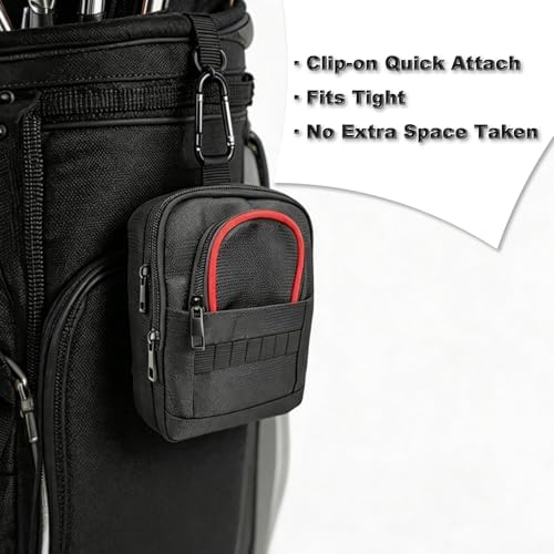 Golf Valuables Pouch Portable Multi-Pocket Storage Bag - Image 5