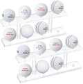 Silipull 2 Pcs Golf Ball Display Rack 8 Balls Clear Acrylic Golf Case Holder by Silipull