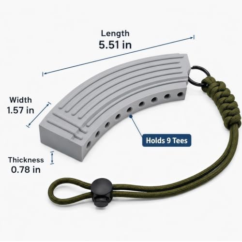 Tactical 9-Round Golf Tee Holder - Image 2