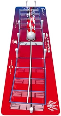 Wellputt Wellstroke 12° Stars and Stripes Putting Mat by WellputtUSA