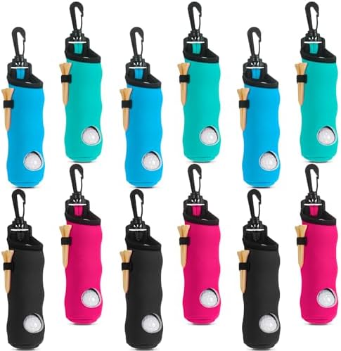 WILLBOND 12 Pcs Golf Ball Pouch, Tee Holder by Willbond+Technology+Limited