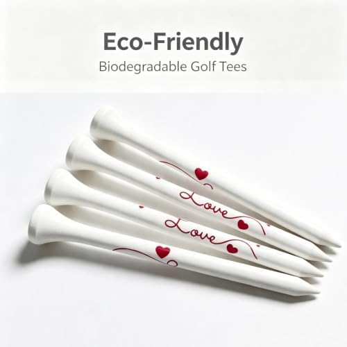 Cute Pink Golf Tees for Women, 50 Pack Golf Ball Tees, Ideal Golf Gift for Wife - Image 4