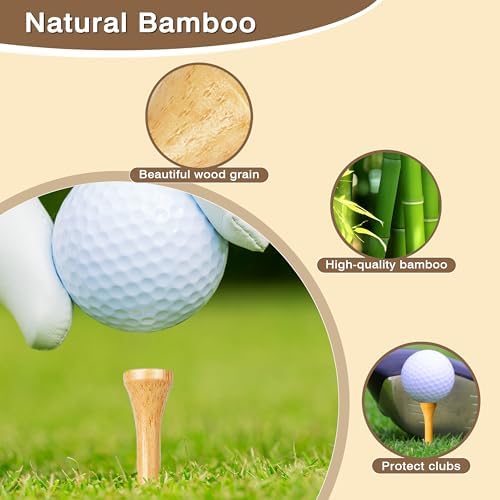 Professional Plastic or Wood or Rubber Golf Tees, Enhanced Durability & - Image 5