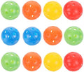 TEHAUX 12pcs Perforated Plastic Practice Balls by TEHAUX