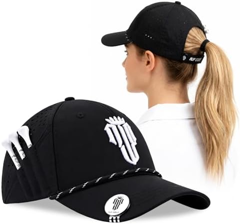 NJF Golf Hat for Women, Breathable Golfing Cap by NJFGolf