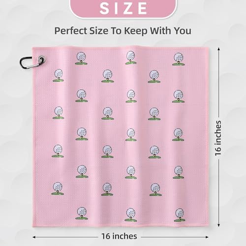 Mile High Life Fun Print Golf Towel 16x24in, Microfiber Waffle - Image 3