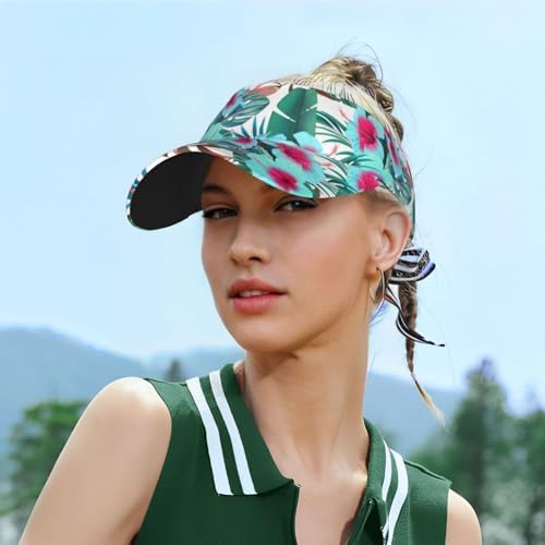 Sports Sun Visor Hats Adjustable Men Women Lightweight Packable Cooling Empty - Image 5