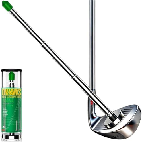 Telescopic Magnetic Golf Alignment Rods-Alignment Sticks-Swing Training Aid by ONHAWKS