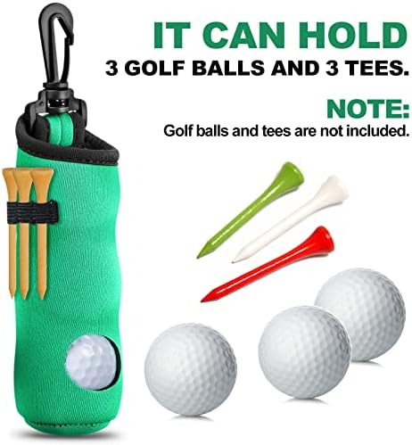Chivao 4 Pcs Golf Ball Holder, Golf Tee Pouch - Image 4