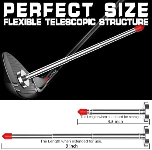 Telescopic Magnetic Golf Alignment Rods-Alignment Sticks-Swing Training Aid - Image 4